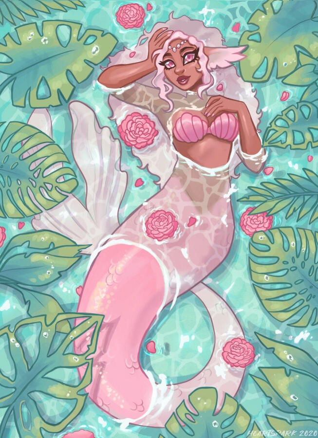 Black mermaid